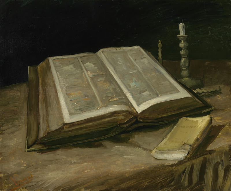 Still Life with Bible Vincent van Gogh (1853 - 1890), Nuenen, October 1885 | oil on canvas, 65.7 cm x 78.5 cm | Credits: Van Gogh Museum, Amsterdam (Vincent van Gogh Foundation)